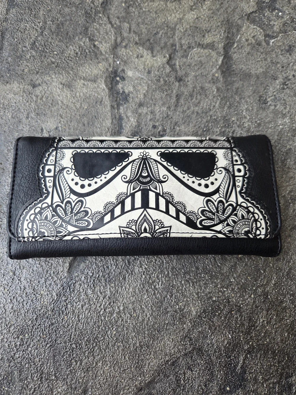 Disney Loungefly Star Wars Rare Wallet Sugar Skull Storm Trooper